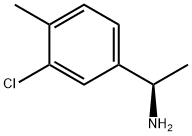 (AR)-3-氯-A,4-二甲基苯甲胺 结构式