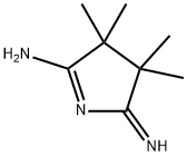 2H-Pyrrol-5-amine,  3,4-dihydro-2-imino-3,3,4,4-tetramethyl- 结构式