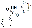 Benzenesulfonamide, N-1,2,4-oxadiazol-5-yl- (7CI) 结构式