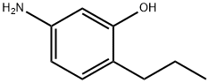 5-amino-2-propylphenol 结构式