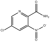 5-氯-3-硝基吡啶甲酰胺 结构式