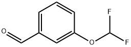 3-(二氟甲氧基)苯甲醛 结构式