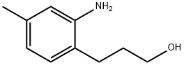 3-(2-氨基-4-甲基苯基)丙-1-醇 结构式