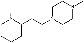 1-甲基-4-(2-(哌啶-2-基)乙基)哌嗪 结构式