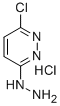 Pyridazine, 3-chloro-6-hydrazino-, hydrochloride 结构式