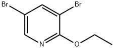 3,5-二溴-2-乙氧基吡啶 结构式