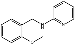 N-[(2-甲氧基苯基)甲基]-2-吡啶胺 结构式