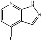 4-氟-1H-吡唑并[3,4-B]吡啶 结构式