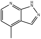 4-Methyl-1H-pyrazolo[3,4-b]pyridine 结构式