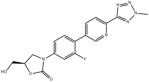 特地唑胺 结构式