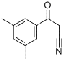 3-(3,5-二甲基苯基)-3-氧亚基丙腈 结构式