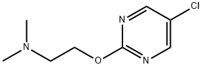 [2-(5-chloro-pyrimidin-2-yloxy)-ethyl]-dimethyl-amine 结构式