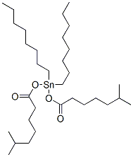 bis(isooctanoyloxy)dioctylstannane 结构式