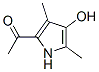 Ethanone, 1-(4-hydroxy-3,5-dimethyl-1H-pyrrol-2-yl)- (9CI) 结构式