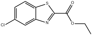 5-氯-1,3-苯并噻唑-2-羧酸乙酯 结构式