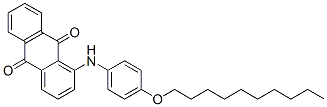 1-[[4-(decyloxy)phenyl]amino]anthraquinone 结构式