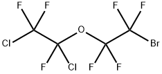 1-bromo-2-(1,2-dichloro-1,2,2-trifluoroethoxy)-1,1,2,2-tetrafluoroethane 结构式