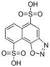 naphth[2,1-d]-1,2,3-oxadiazole-5,9-disulphonic acid 结构式