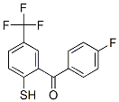 4'-fluoro-2-mercapto-5-(trifluoromethyl)benzophenone 结构式