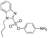 2-(4-aminophenyl)-1-butyl-1H-benzimidazolesulphonic acid  结构式