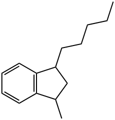 1-methyl-3-pentylindan 结构式