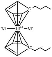 双(正丁基环戊二烯)二氯化铪 结构式