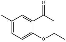 1-(2-乙氧基-5-甲基苯基)乙-1-酮 结构式