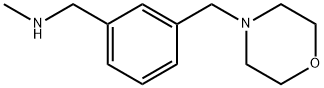 N-甲基-N-[3-(吗啡啉-4-甲基)苄基]胺 结构式