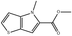 METHYL 4-METHYL-4H-THIENO[3,2-B]PYRROLE-5-CARBOXYLATE 结构式