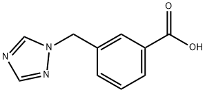 3-(1H-1,2,4-噻唑-1-甲基)苯甲酸 结构式