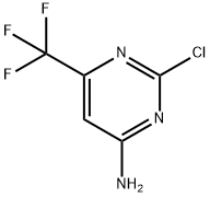 2-氯-6-(三氟甲基)-4-氨基嘧啶 结构式