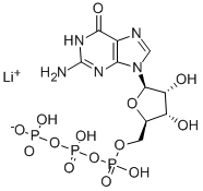 鸟苷三磷酸锂 结构式