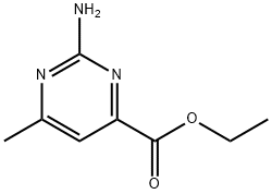 2-氨基-6-甲基-4-嘧啶羧酸甲酯 结构式