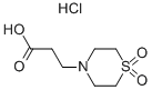 1-DIXOIDE-4-THIOMORPHOLINEPROPANOIC ACID HYDROCHLORIDE 结构式