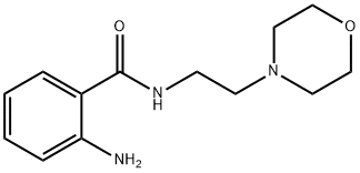 2-氨基-N-(2-N-吗啉基乙基)苯甲酰胺 结构式
