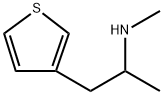 N-Methyl-1-(3-thienyl)-2-propylaMine 结构式