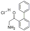 2-aMino-1-(2-phenylphenyl)ethan-1-one 
hydrochloride 结构式