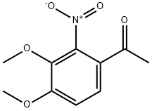 1-(3,4-二甲氧基-2-硝基苯基)乙酮 结构式