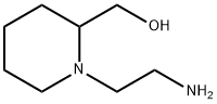 1-(2-氨基乙基)-2-哌啶甲醇 结构式