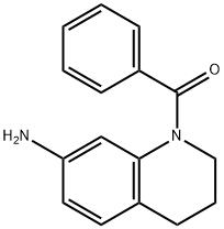 (7-amino-3,4-dihydroquinolin-1(2H)-yl)(phenyl)methanone 结构式