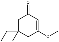 -delta-2-Cyclohexenone,5-ethyl-3-methoxy-5-methyl- 结构式