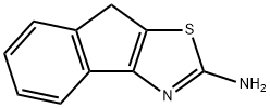 8H-INDENO[1,2-D][1,3]THIAZOL-2-AMINE 结构式