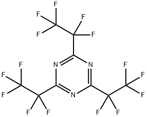 2,4,6-三(五氟乙基)均三嗪[用于质谱法] 结构式