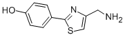 4-(4-(氨基甲基)噻唑-2-基)苯酚 结构式