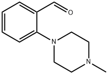 2-(4-甲基哌嗪)苯甲醛 结构式