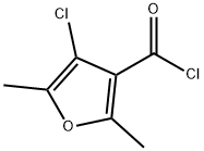 3-Furancarbonylchloride,4-chloro-2,5-dimethyl-(9CI) 结构式