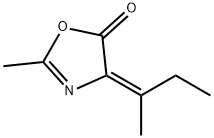 5(4H)-Oxazolone,2-methyl-4-(1-methylpropylidene)-,(E)-(9CI) 结构式