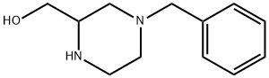 1-苯基-3-羟甲基哌嗪 结构式