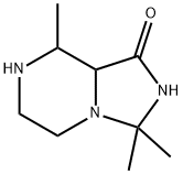 Imidazo[1,5-a]pyrazin-1(5H)-one, hexahydro-3,3,8-trimethyl- (9CI) 结构式