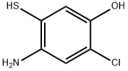 Phenol,  4-amino-2-chloro-5-mercapto- 结构式